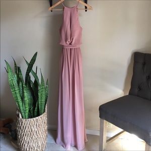 Dusty Rose Bridesmaid Dress-JJS HOUSE